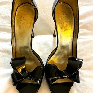 Valentino Bow Black Heels